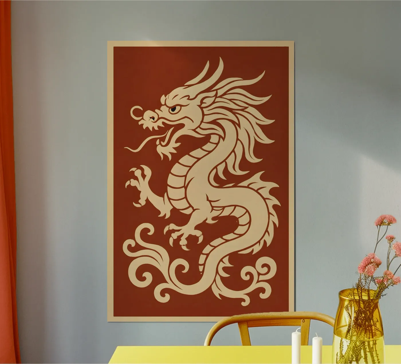 Ancient Flame Dragon poster da Art.Piece