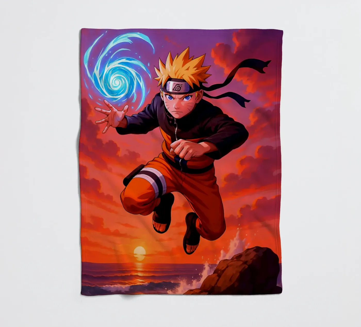 Naruto Fleecedecke von Agus Creative