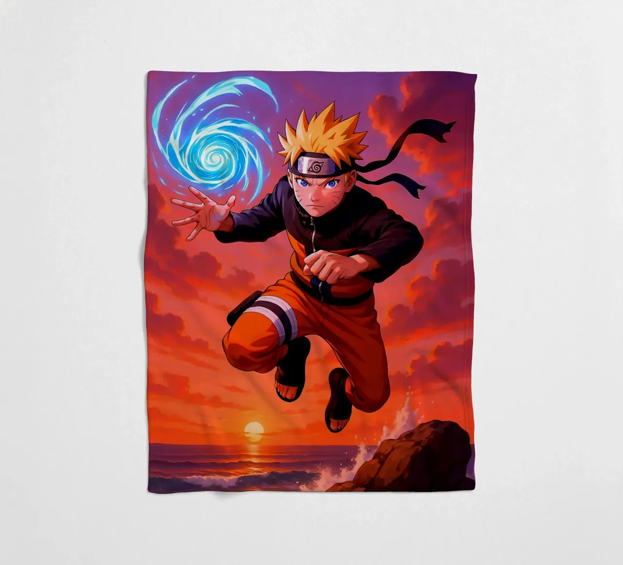 Naruto fleece blanket by Agus Creative