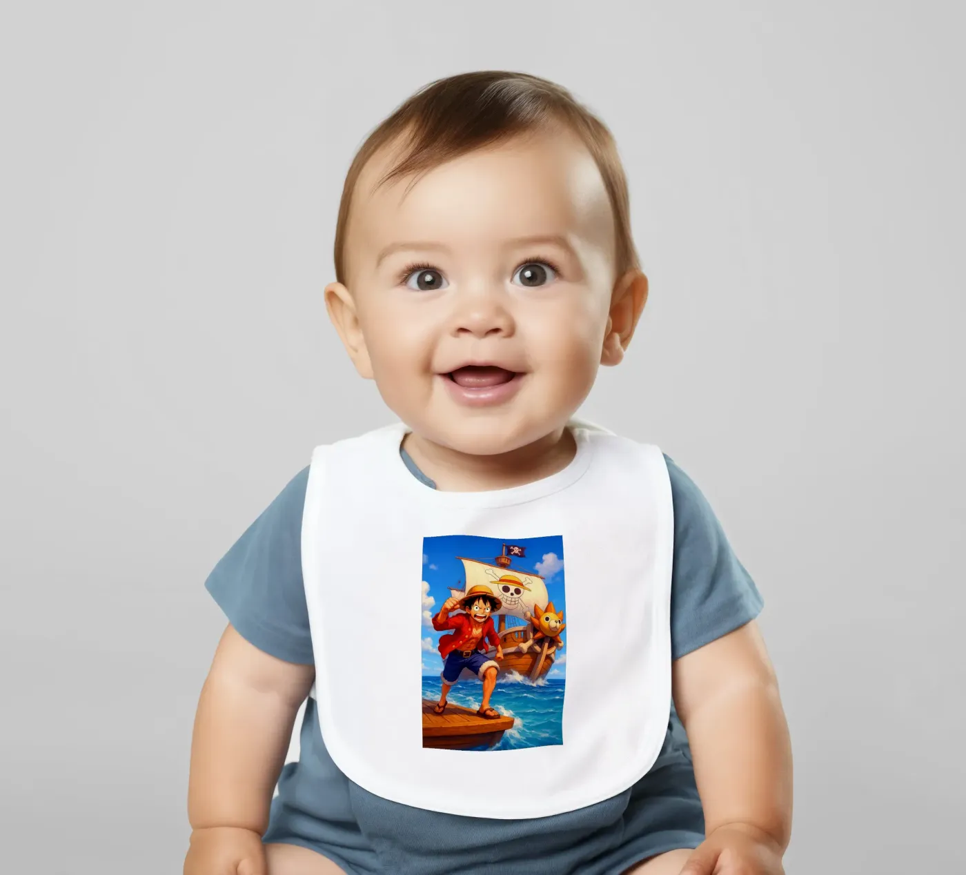 Monkey D. Luffy bavaglino da Agus Creative