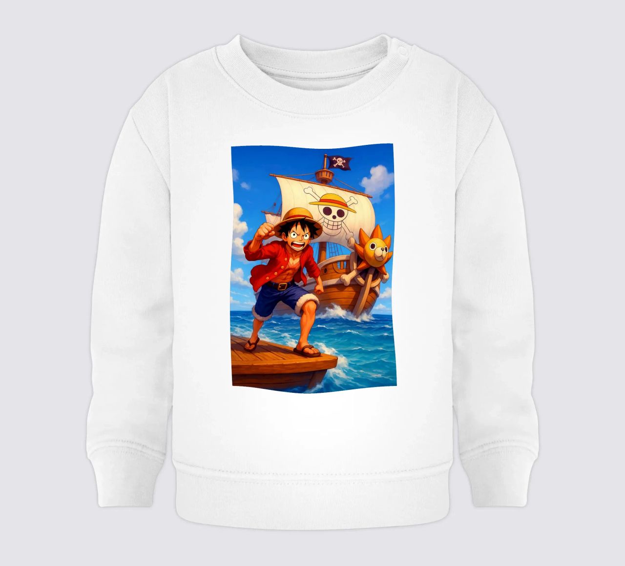 Monkey D. Luffy felpa neonato da Agus Creative