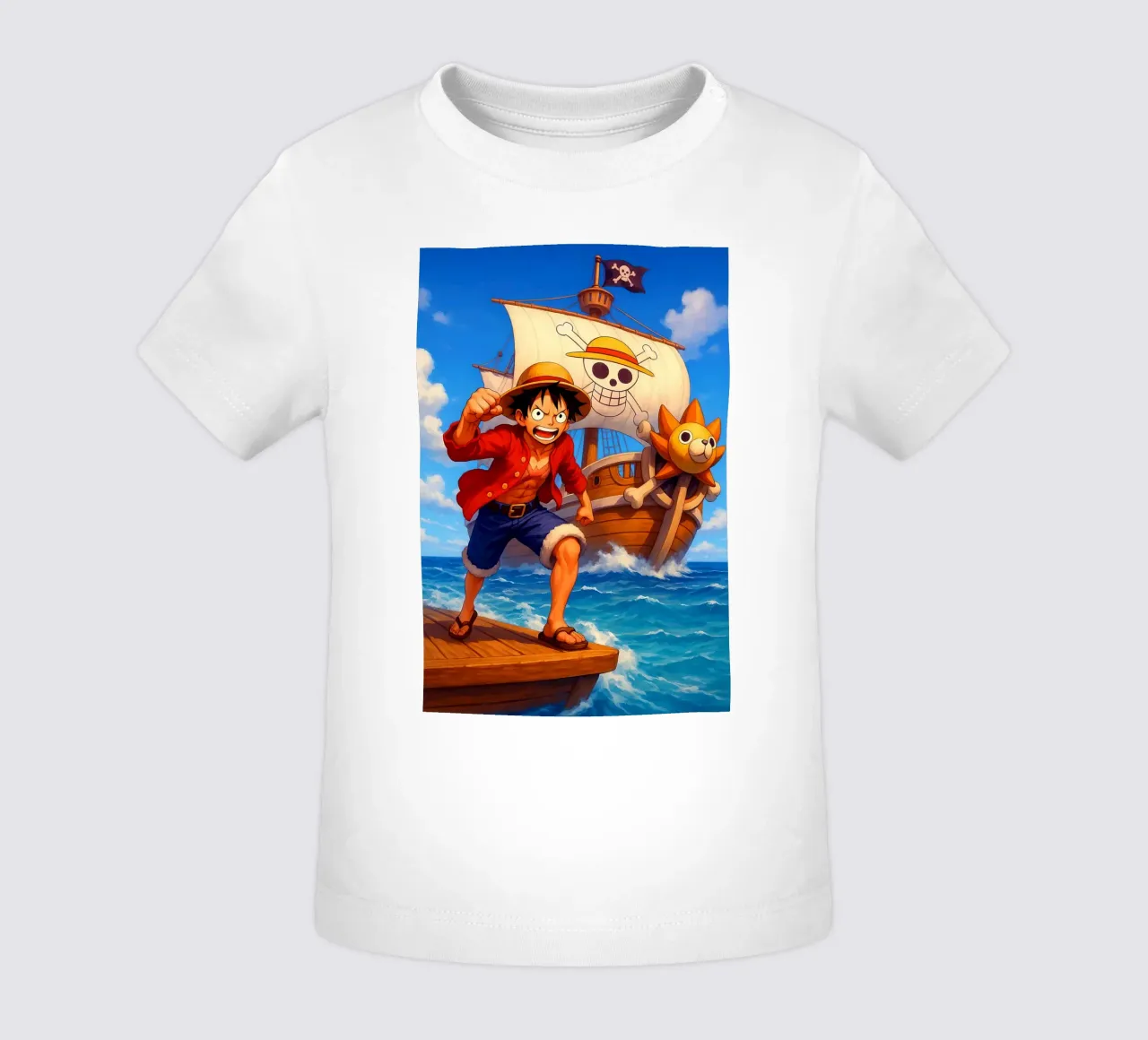 Monkey D. Luffy maglietta neonato da Agus Creative
