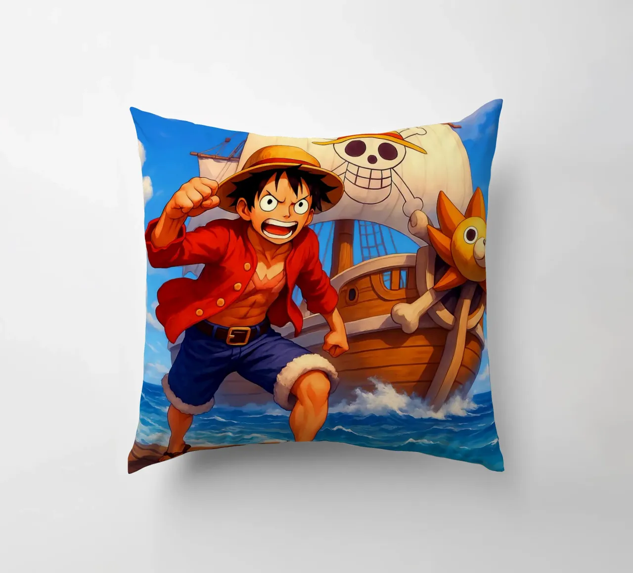 Monkey D. Luffy cuscino da Agus Creative