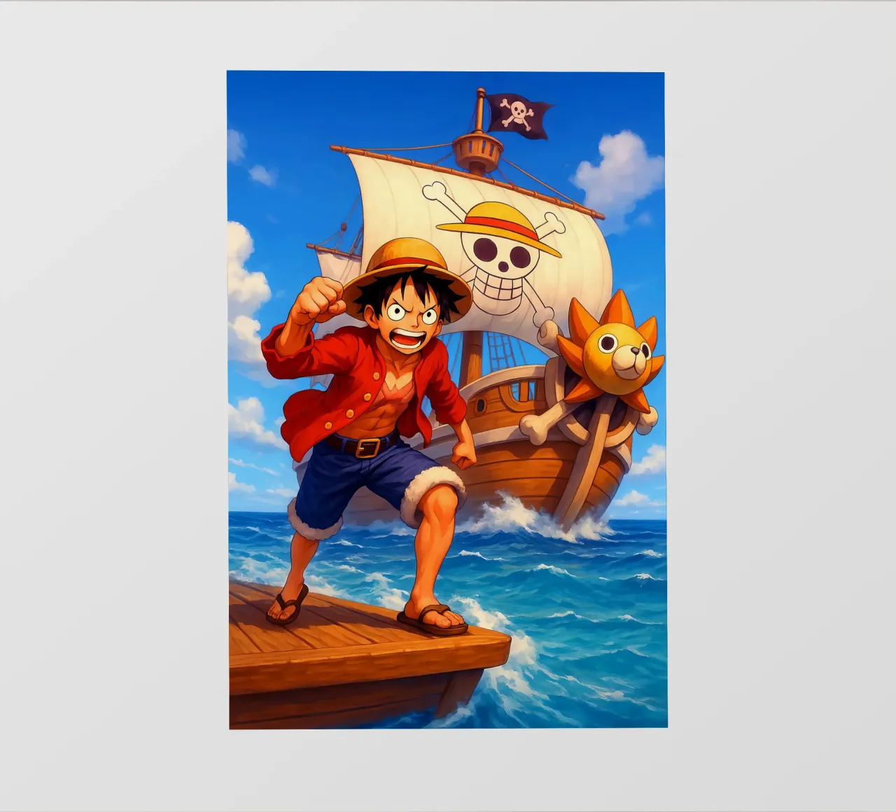 Monkey D. Luffy pellicola backlit da Agus Creative