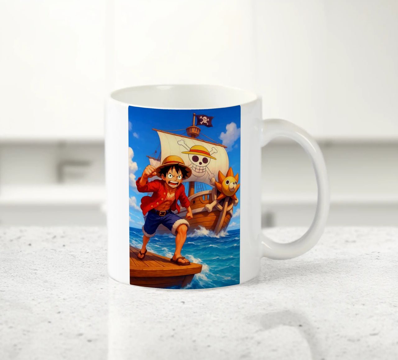 Monkey D. Luffy tazza in ceramica da Agus Creative