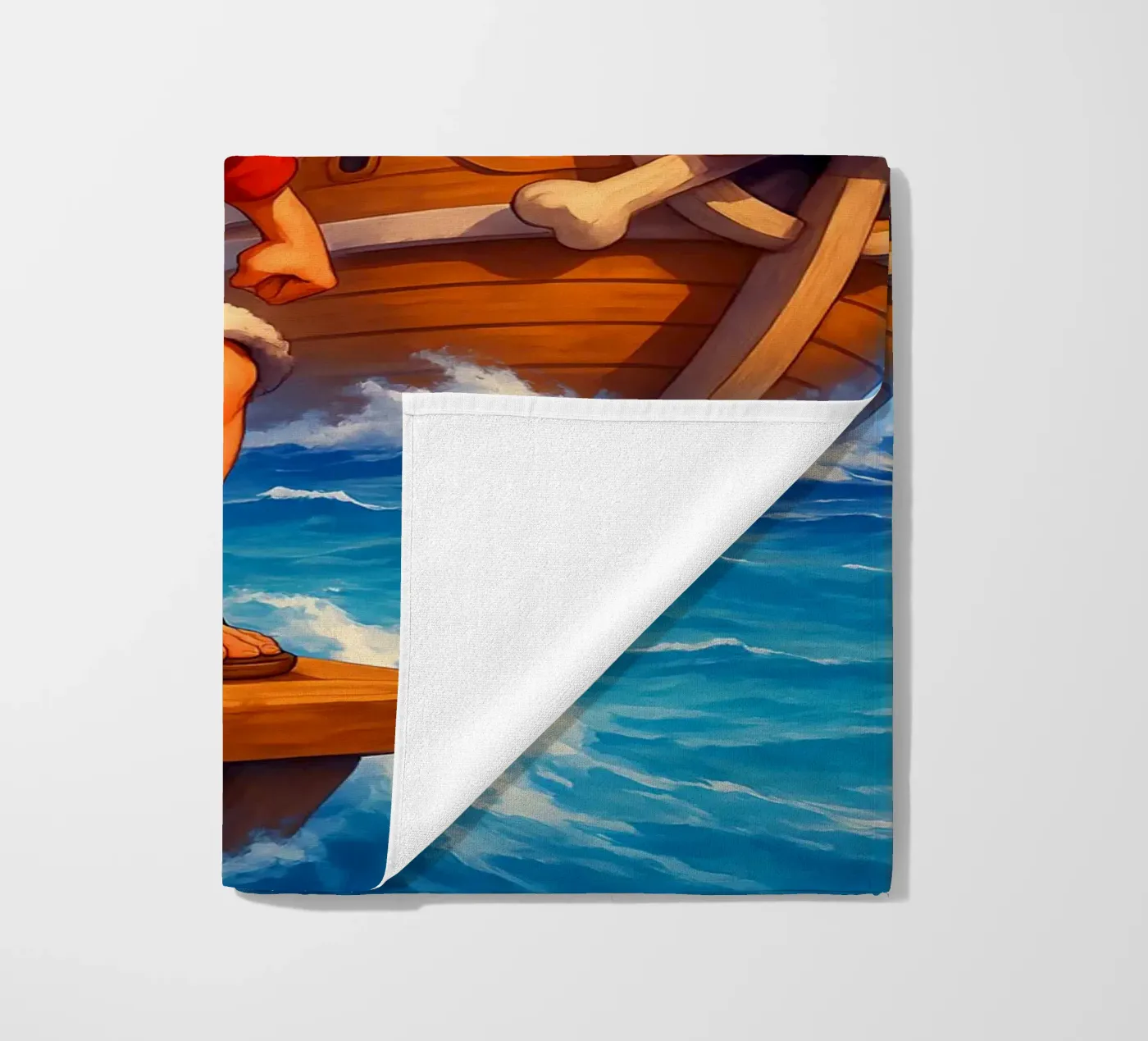 Monkey D. Luffy beach towel by Agus Creative
