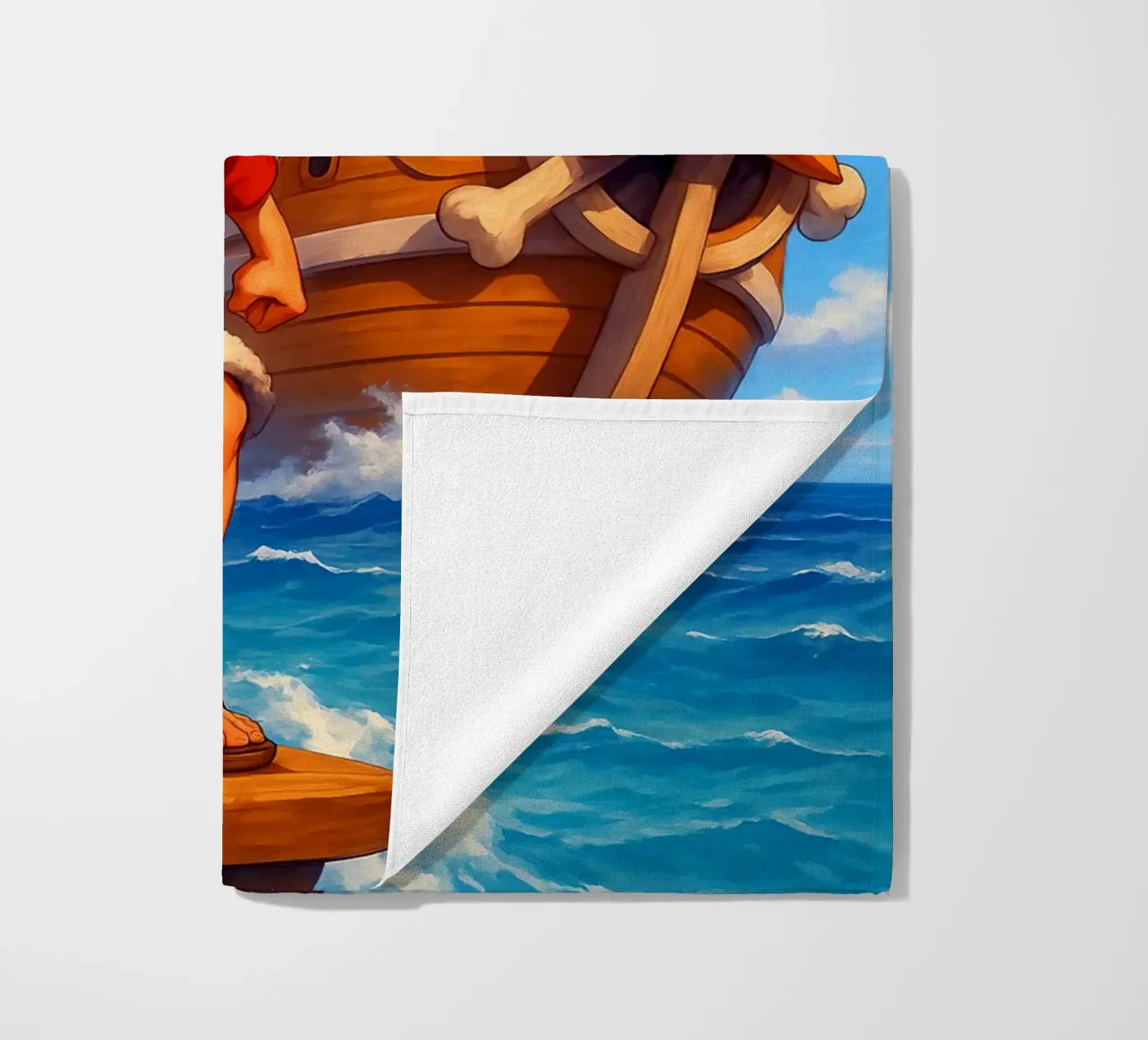 Monkey D. Luffy beach towel by Agus Creative