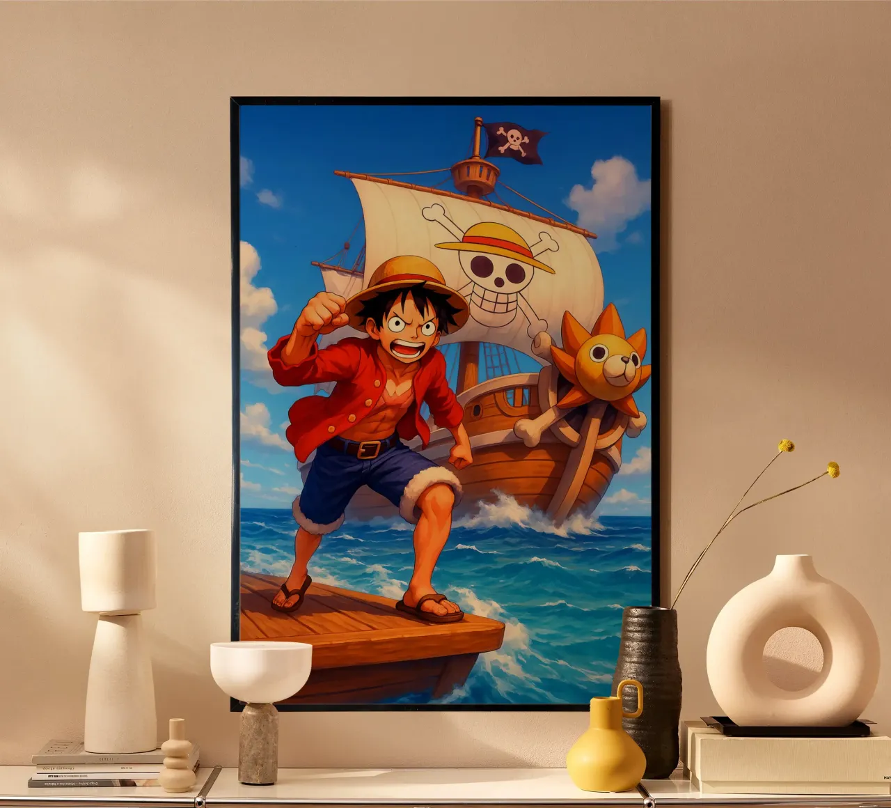 Monkey D. Luffy carta hahnemühle da Agus Creative