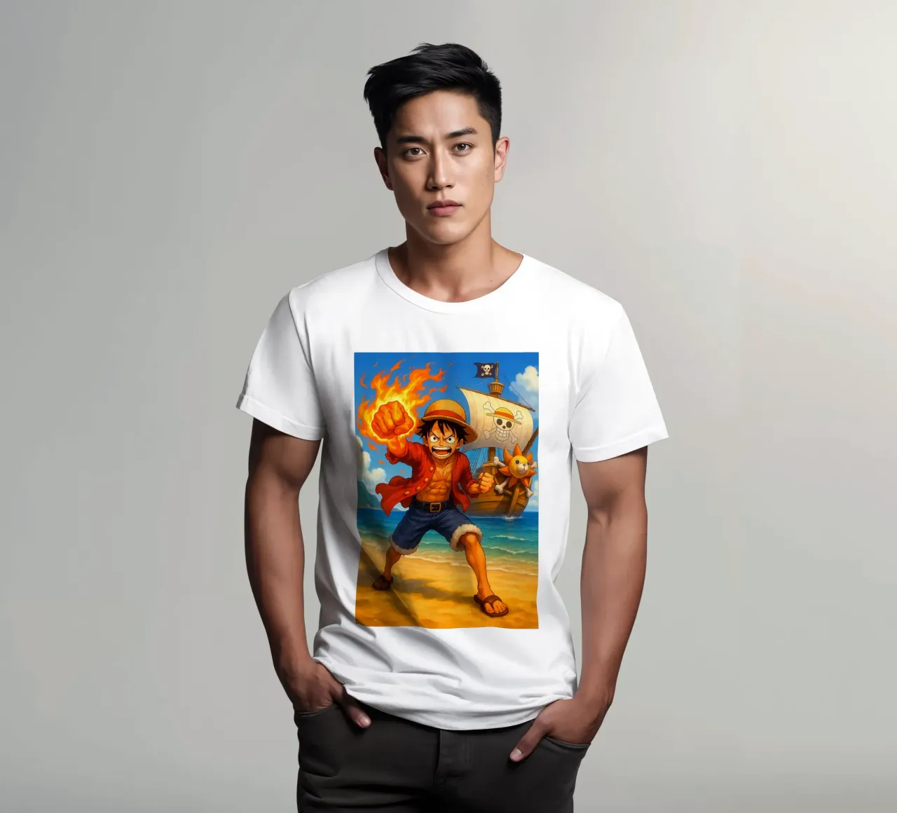 Monkey D. Luffy camiseta de Agus Creative