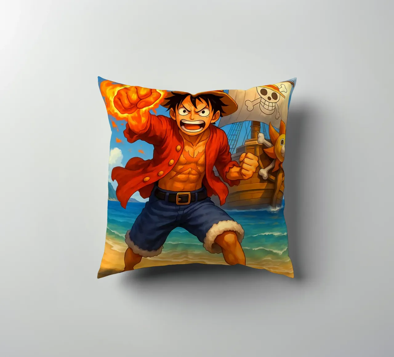 Monkey D. Luffy cuscino da Agus Creative