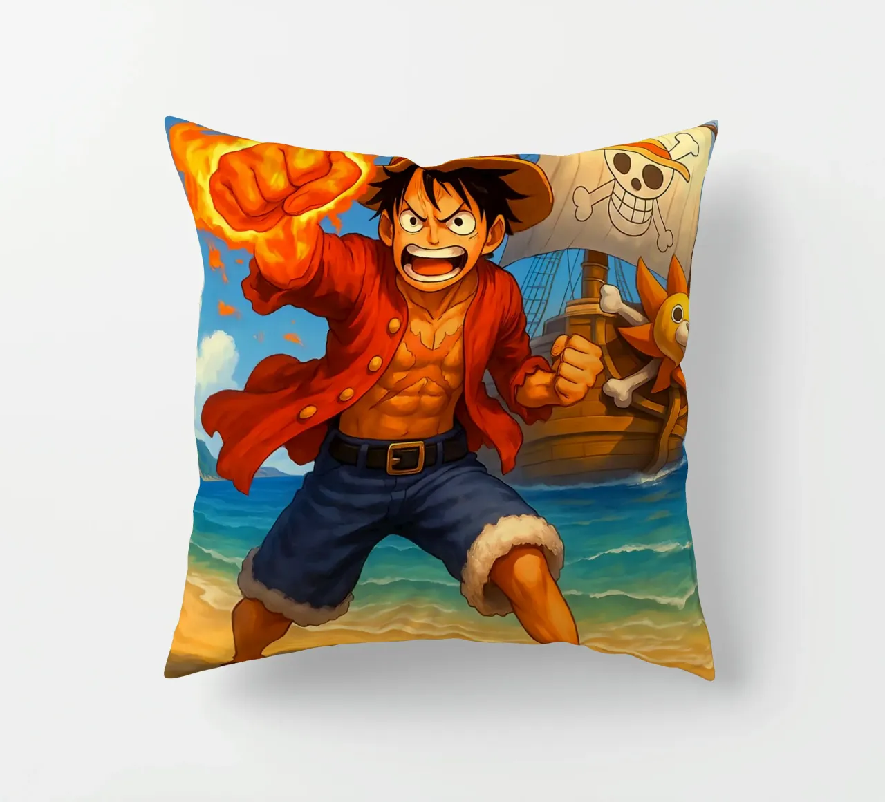 Monkey D. Luffy cuscino da Agus Creative