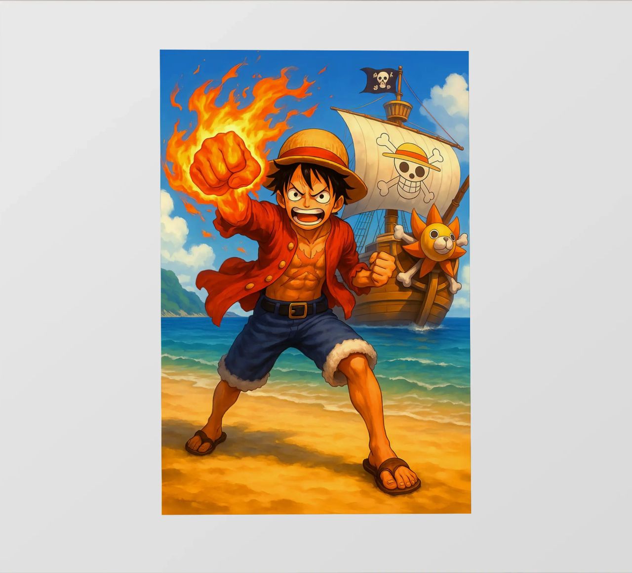 Monkey D. Luffy pellicola backlit da Agus Creative