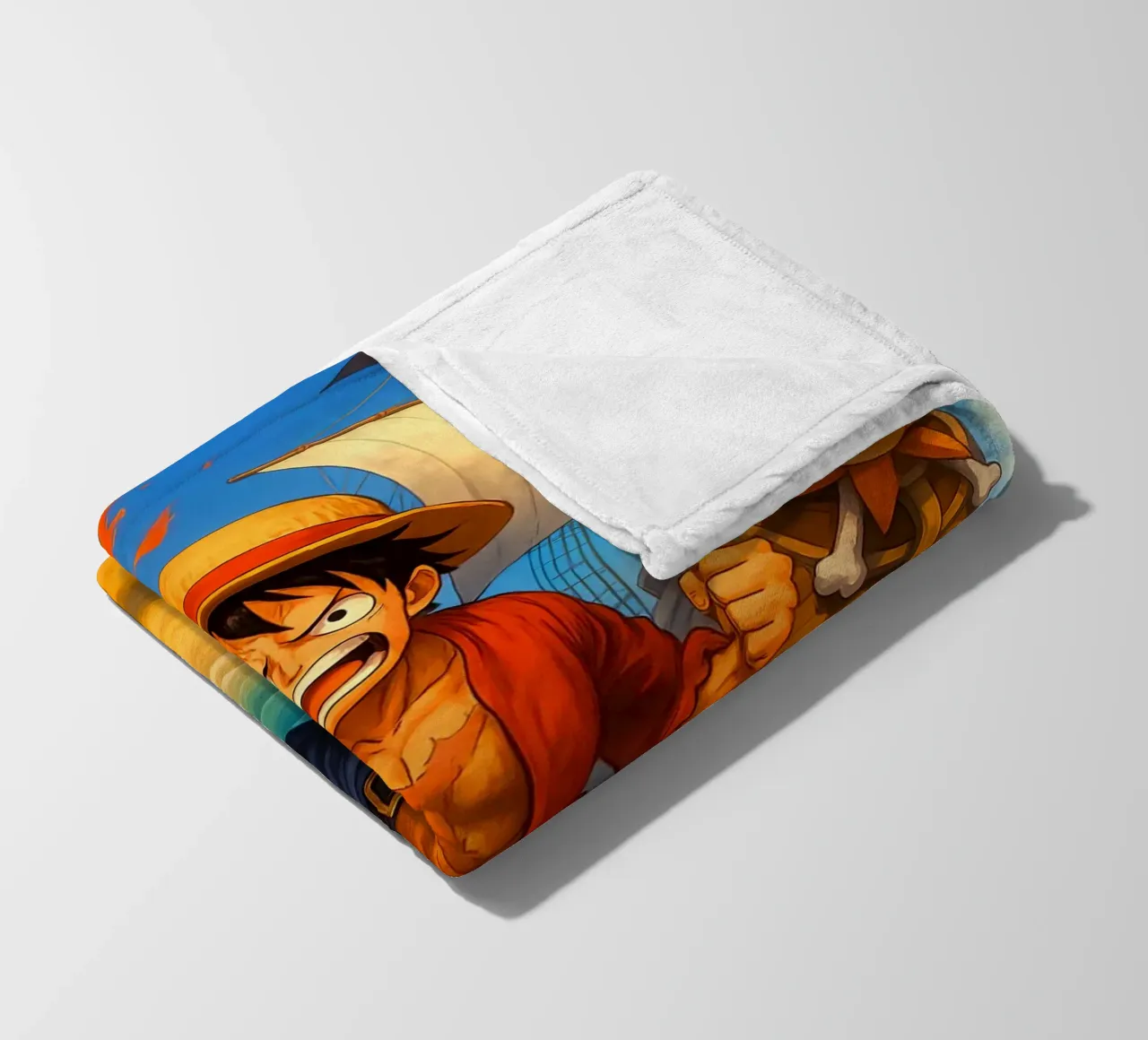 Monkey D. Luffy coperta in pile da Agus Creative