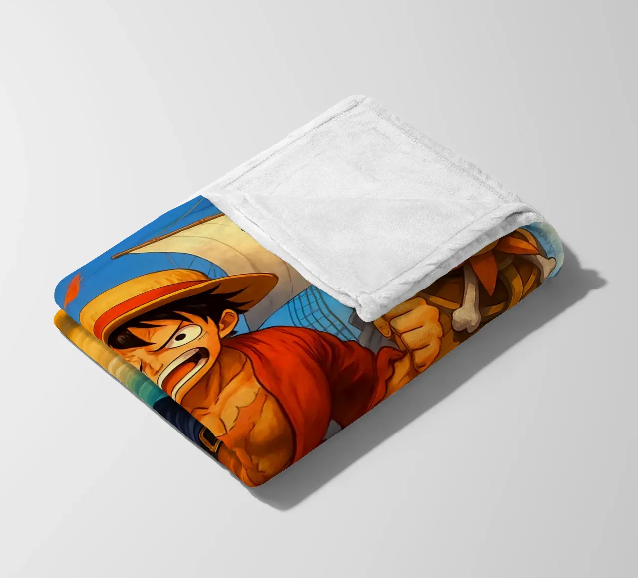 Monkey D. Luffy coperta in pile da Agus Creative