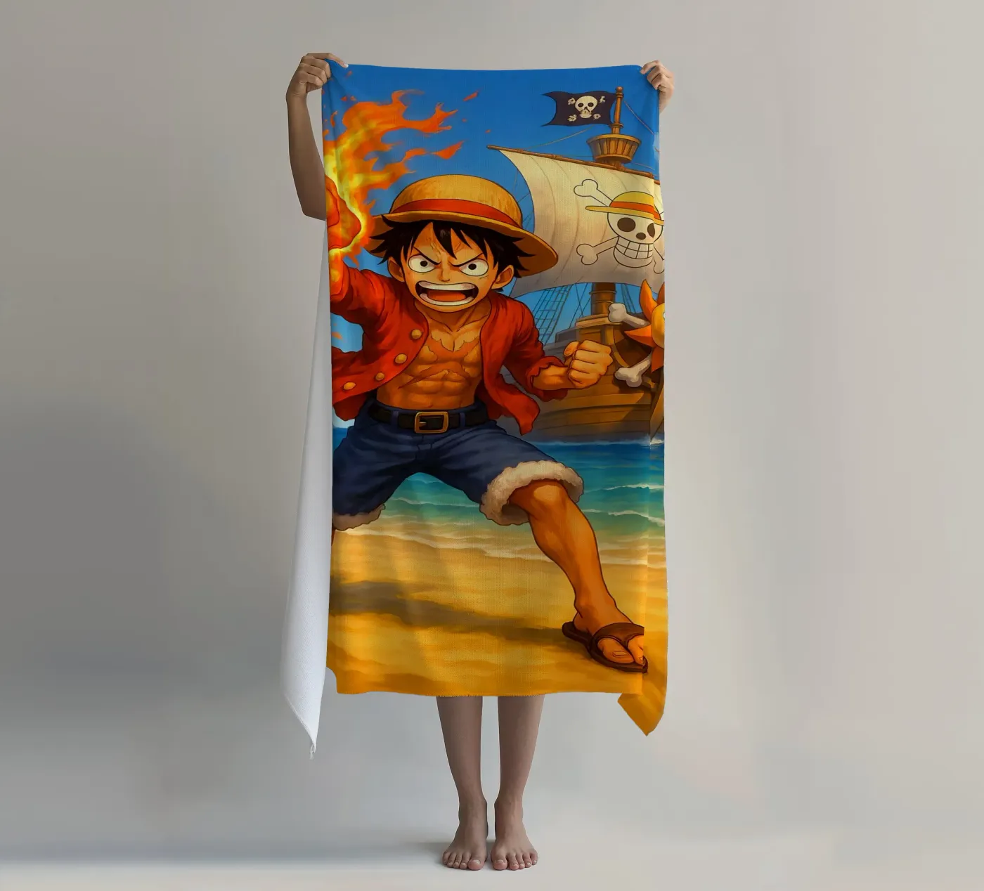 Monkey D. Luffy telo mare da Agus Creative