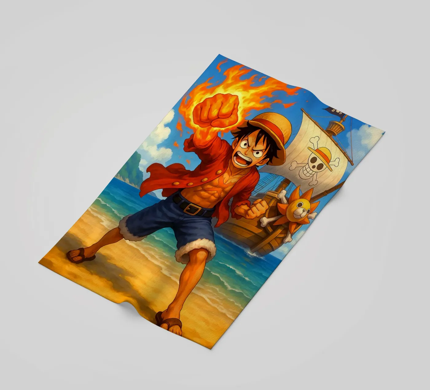 Monkey D. Luffy telo mare da Agus Creative