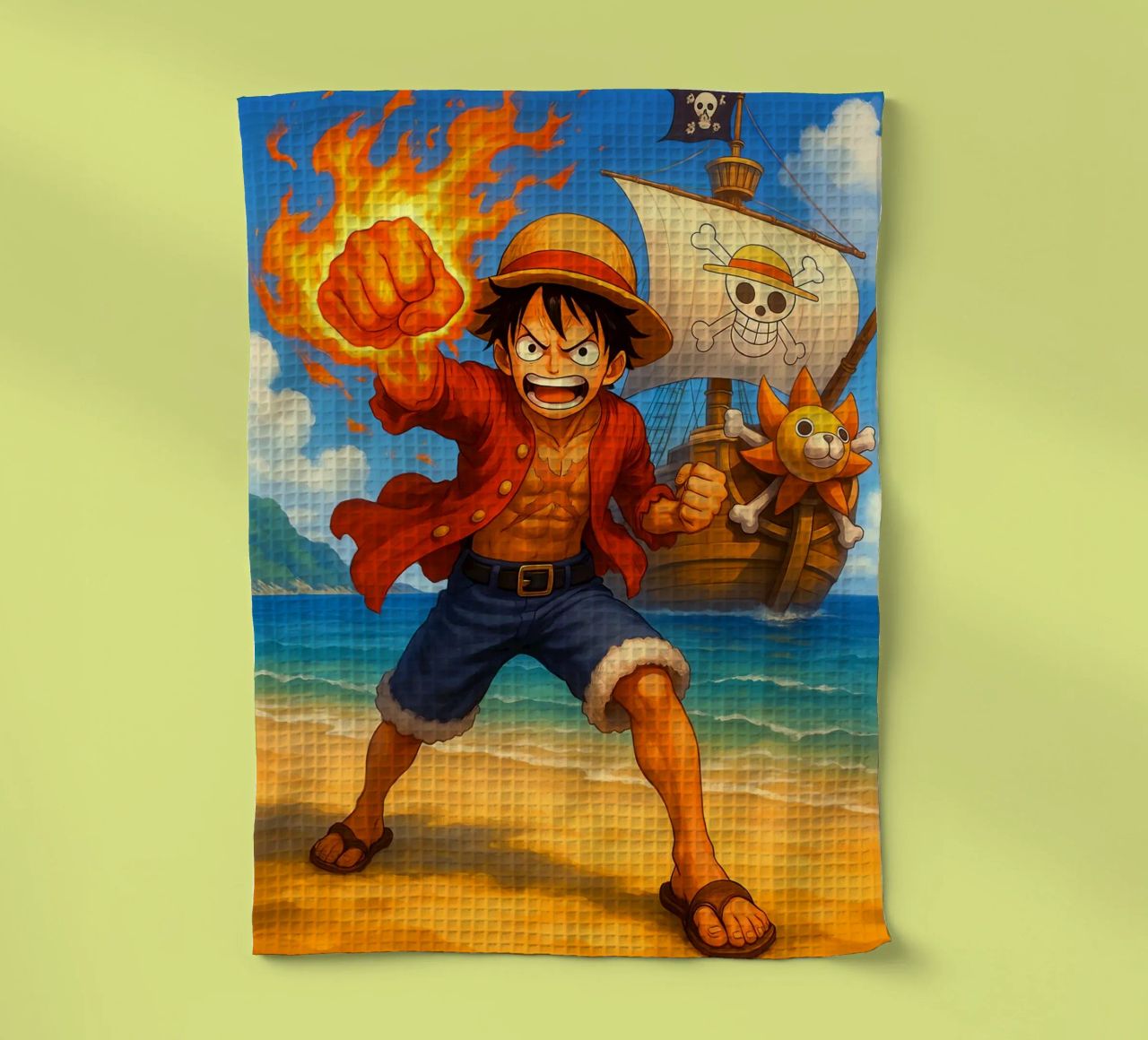 Monkey D. Luffy canovaccio da cucina da Agus Creative
