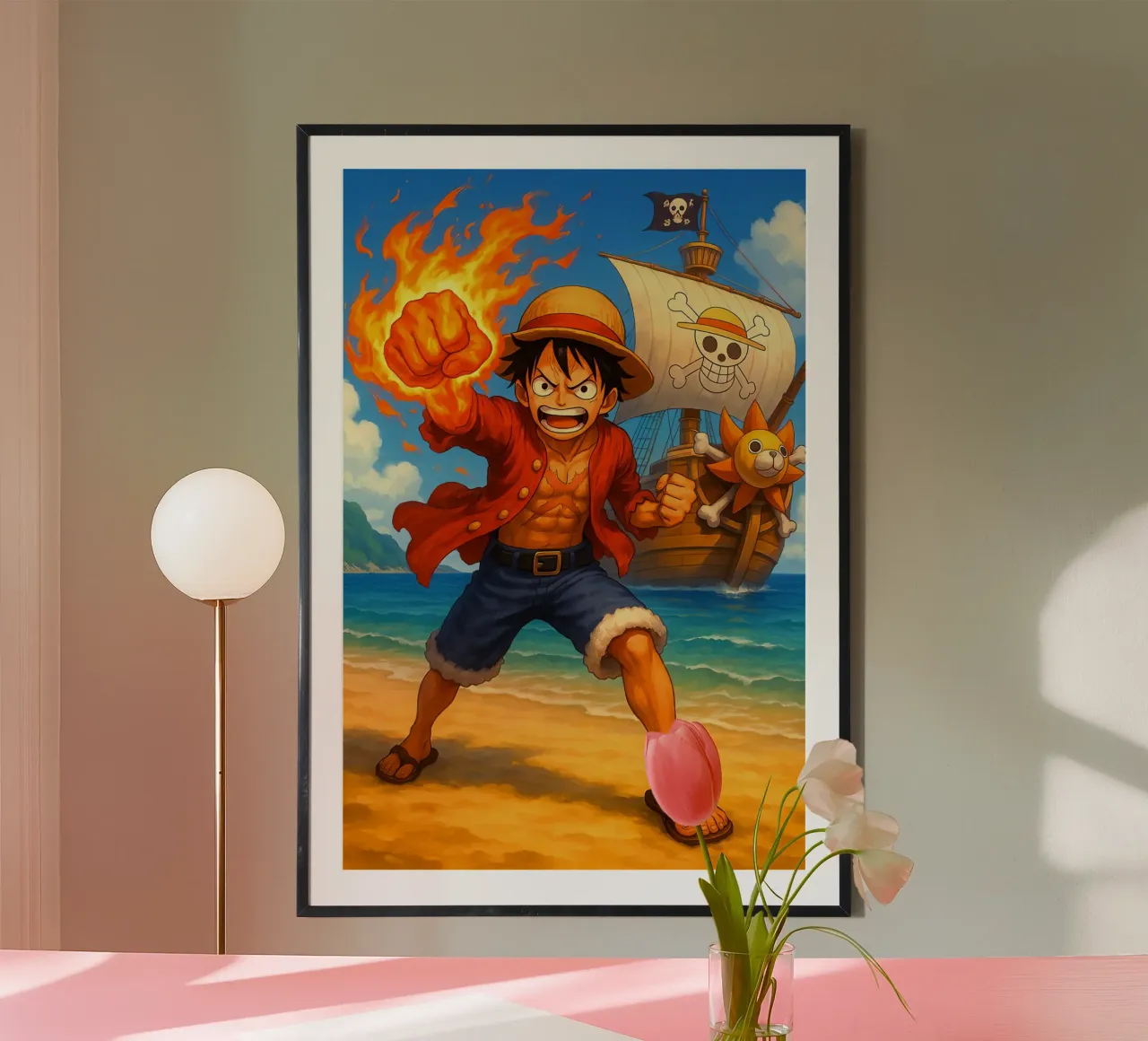 Monkey D. Luffy hahnemühle by Agus Creative