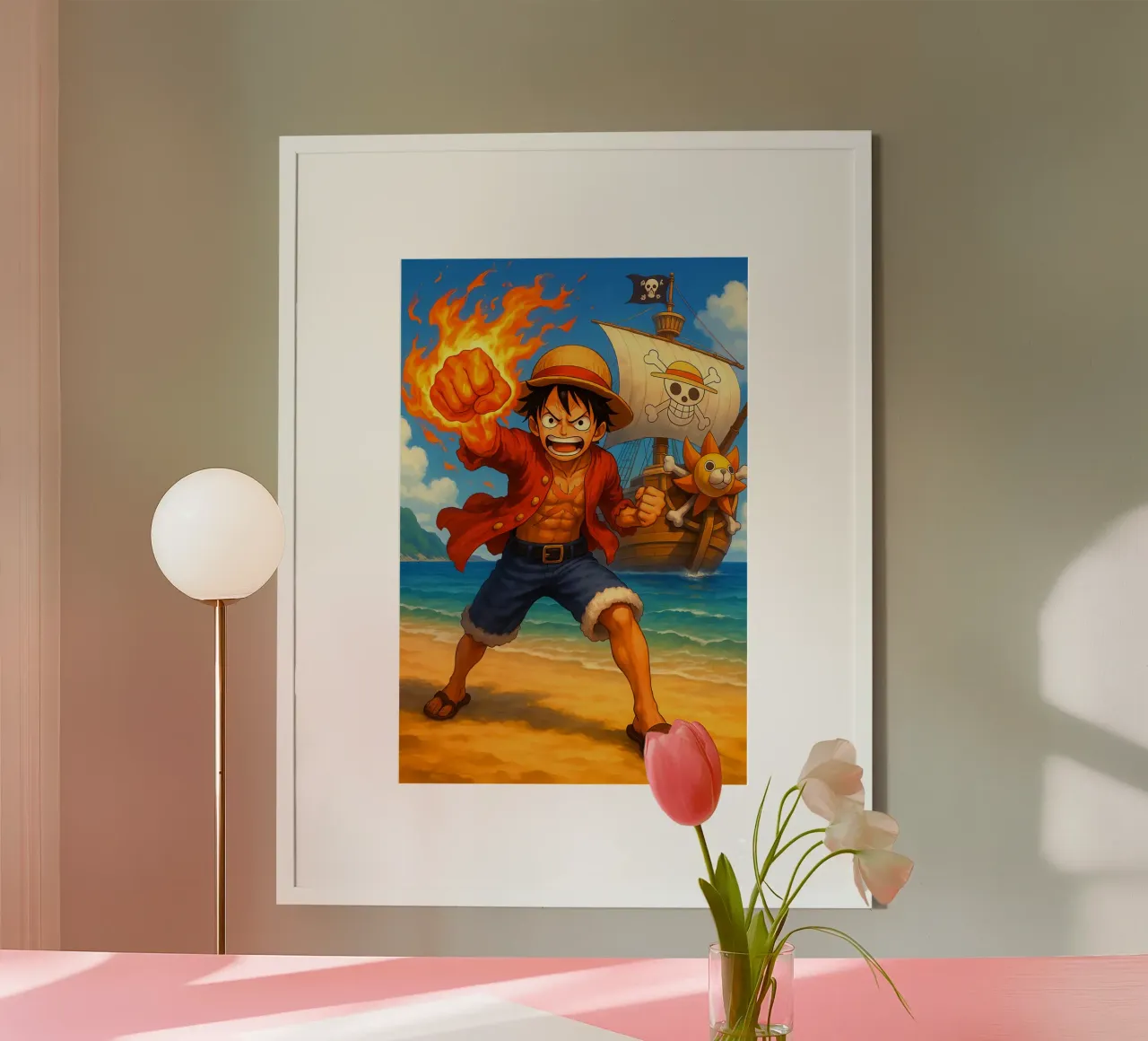 Monkey D. Luffy hahnemühle by Agus Creative