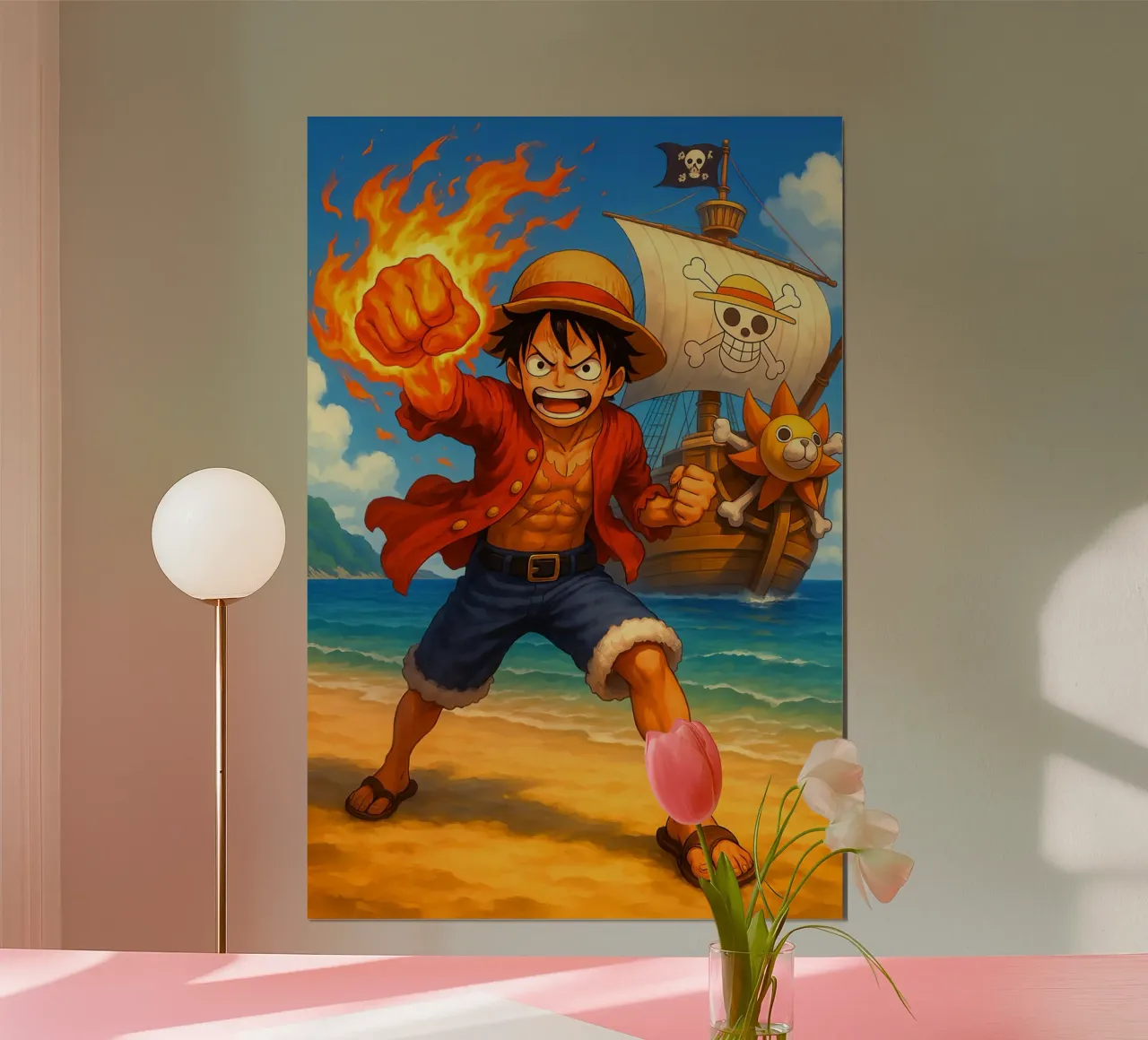 Monkey D. Luffy hahnemühle by Agus Creative