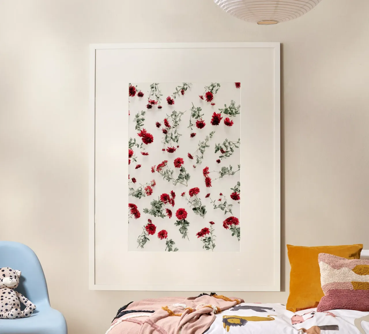 Scarlatto poster con telaio in plastica da PhotoVibe Decor