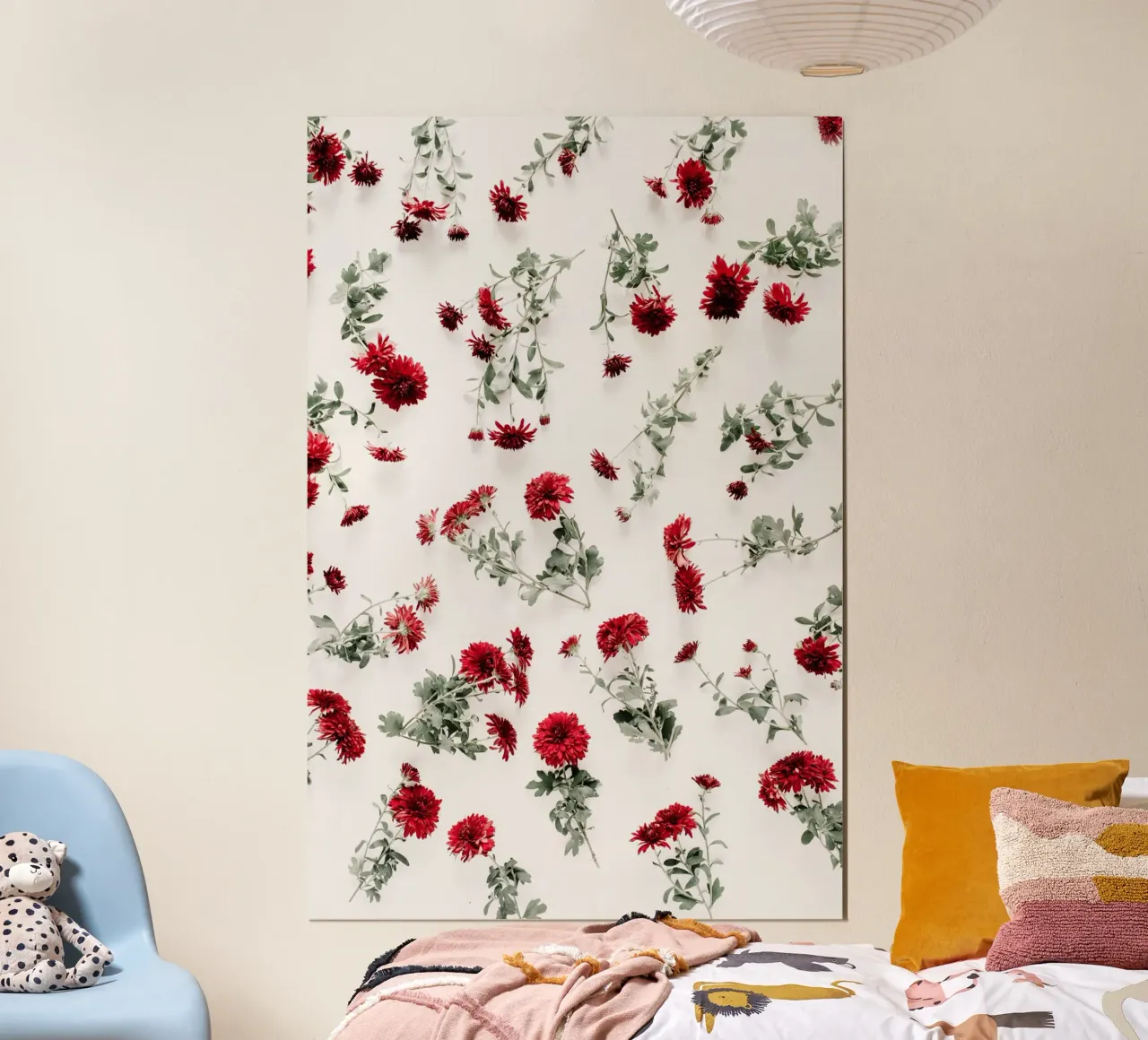 Scarlatto poster con telaio in plastica da PhotoVibe Decor