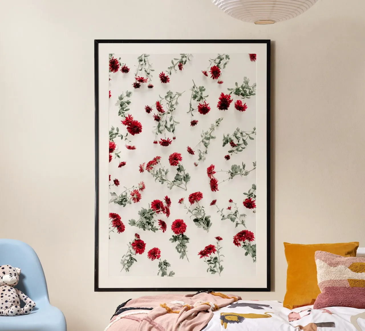 Scarlatto poster con telaio in plastica da PhotoVibe Decor