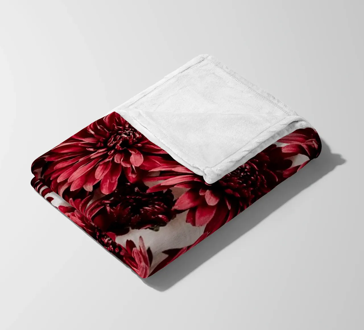 Scarlatto coperta in pile da PhotoVibe Decor