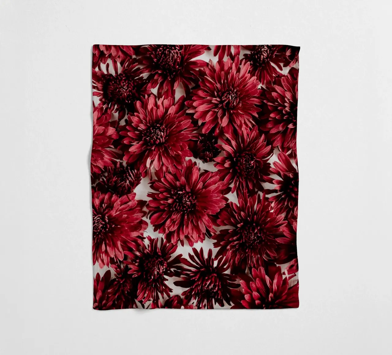 Scarlatto coperta in pile da PhotoVibe Decor
