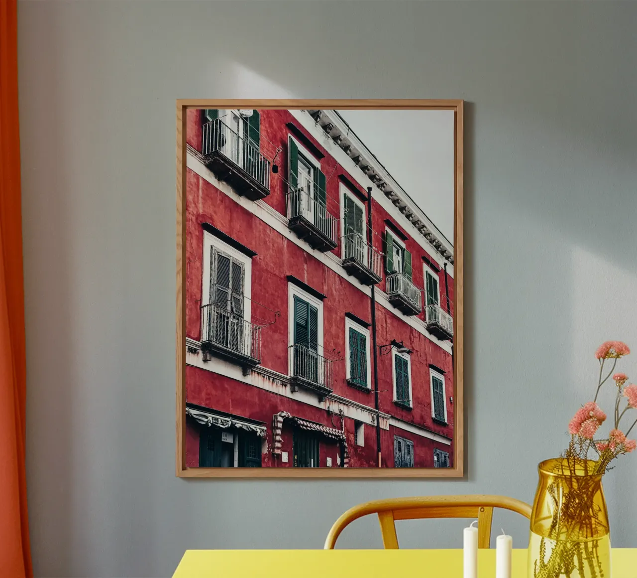 Scarlatto alluminio dibond da PhotoVibe Decor