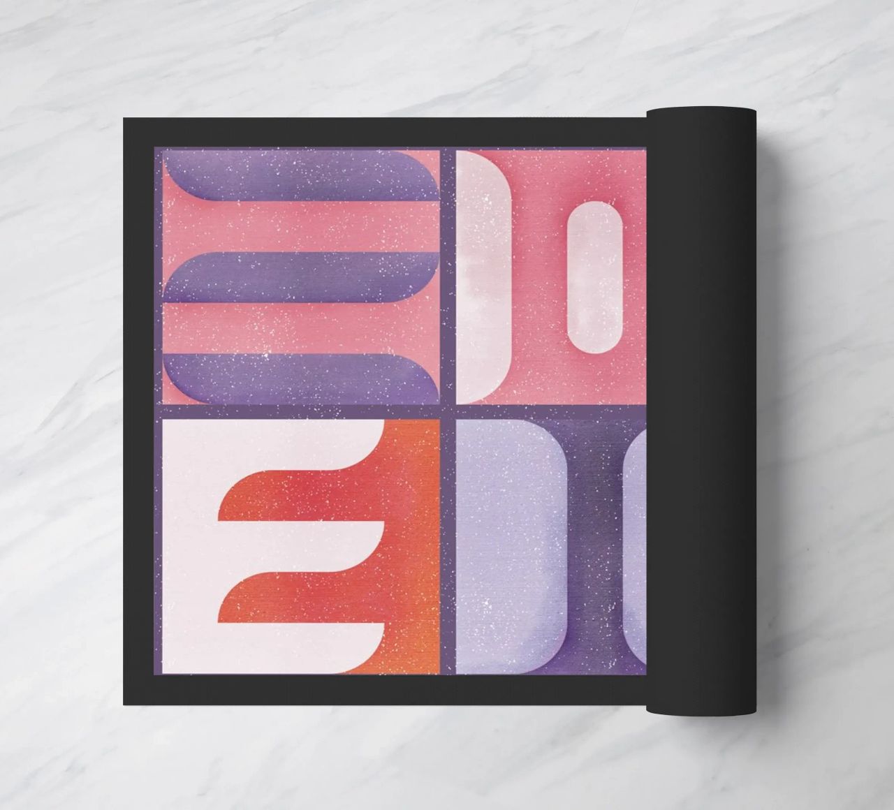 Simbolica Tiles On Violet Canvas zerbino da designdn
