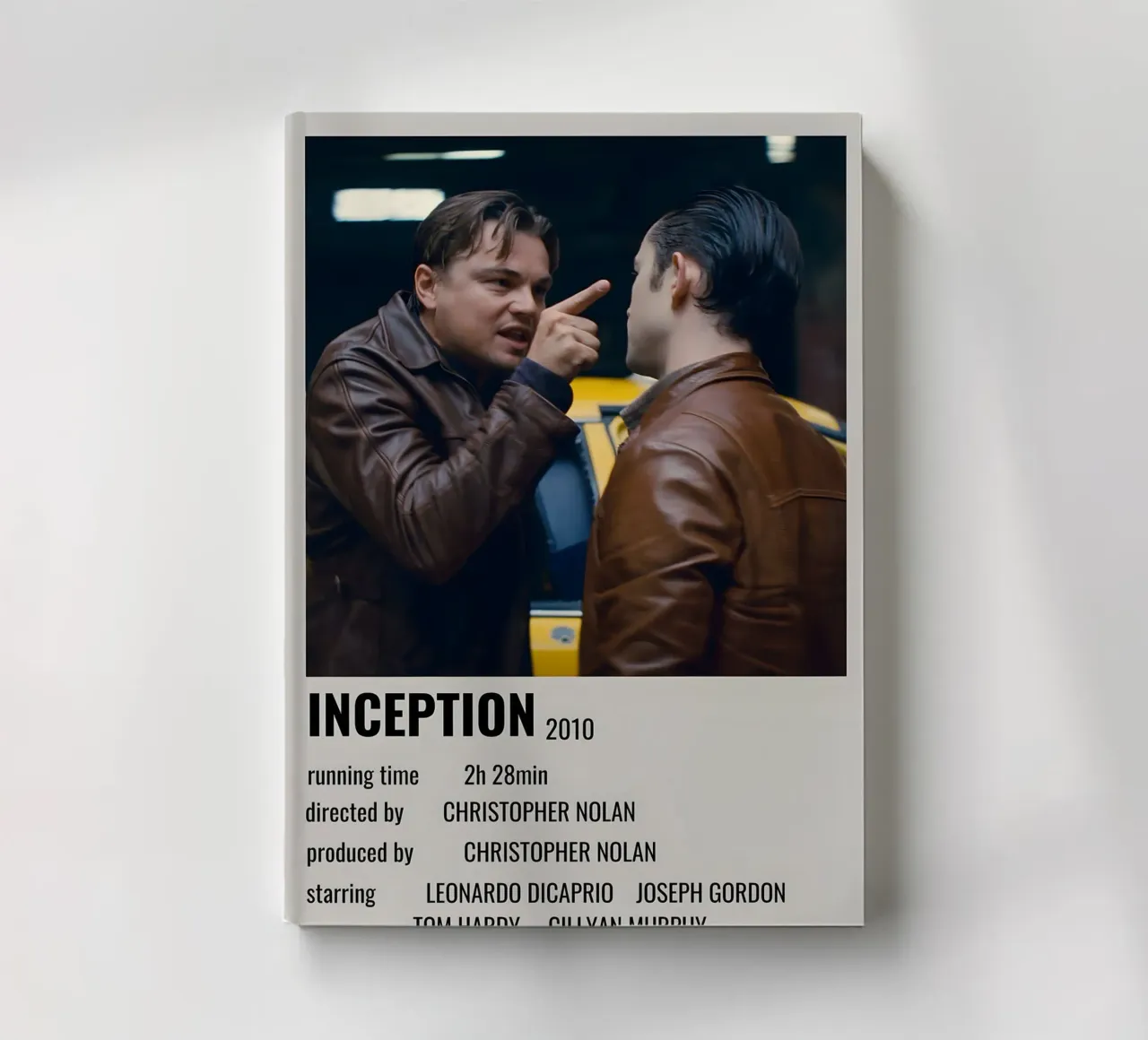 INCEPTION 2010 notebook by MVFminimalist