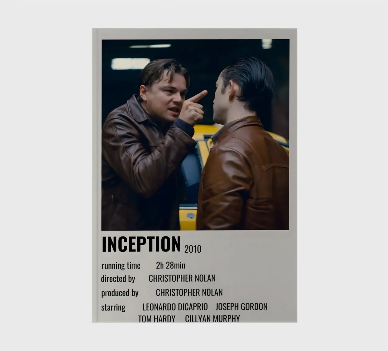 INCEPTION 2010 notebook by MVFminimalist