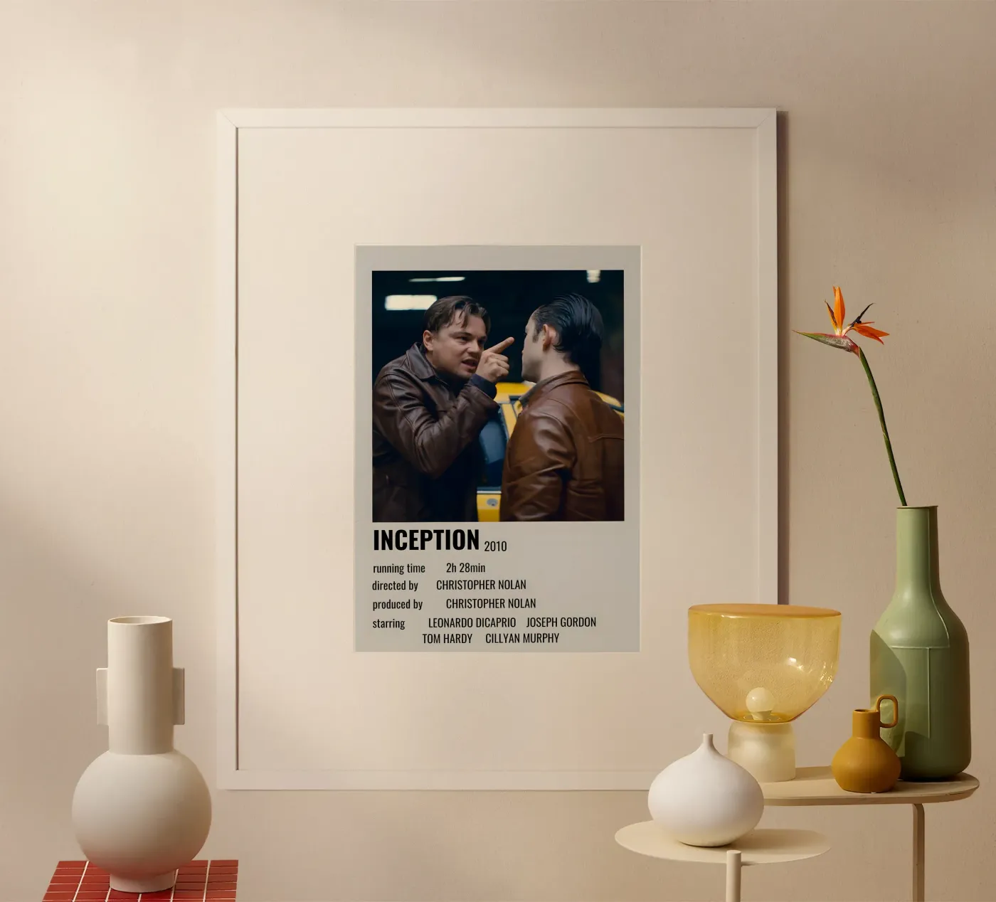 INCEPTION 2010 poster da MVFminimalist