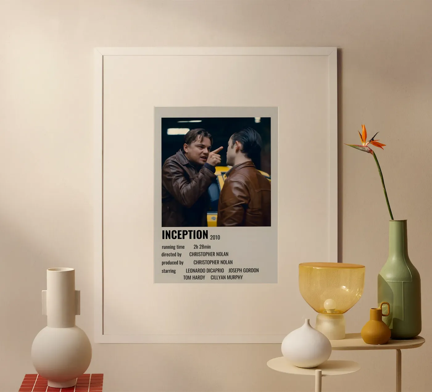 INCEPTION 2010 poster by MVFminimalist