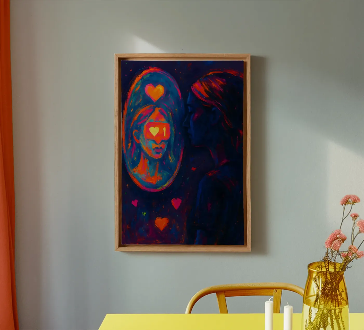 Reflected Validation canvas by Art.Piece