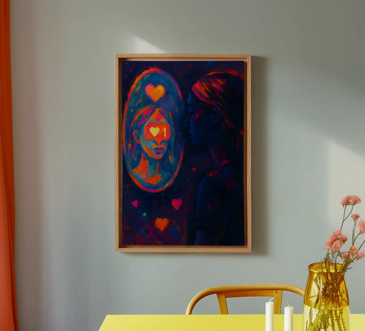 Reflected Validation canvas by Art.Piece