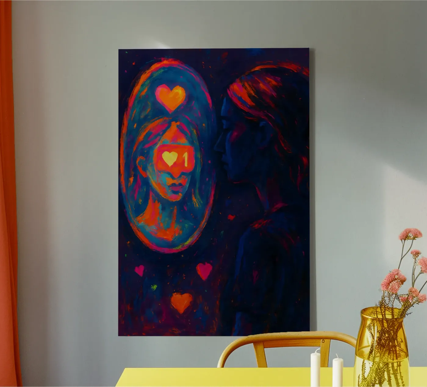 Reflected Validation canvas by Art.Piece