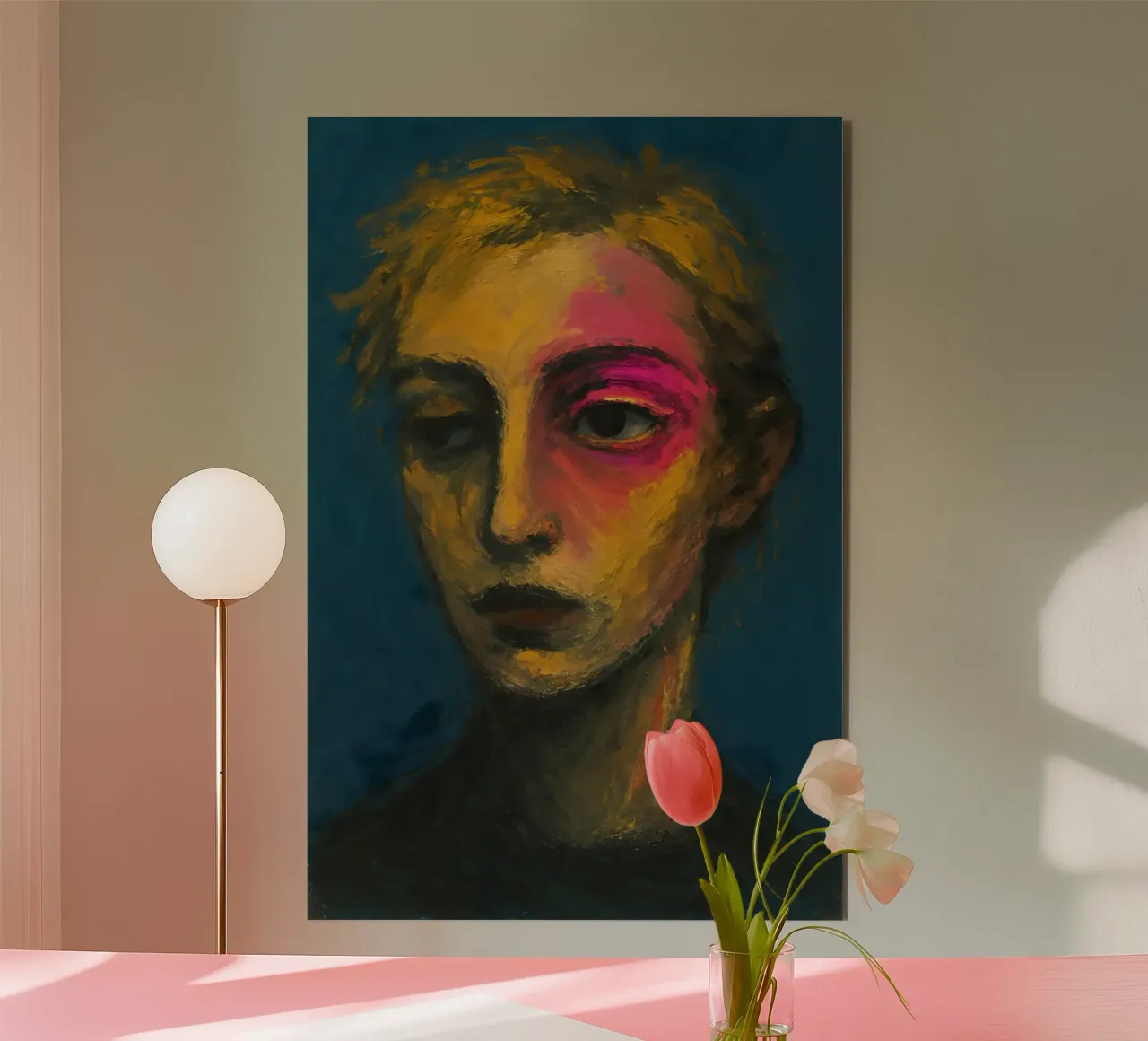 Neon Whisper alluminio dibond da Art.Piece