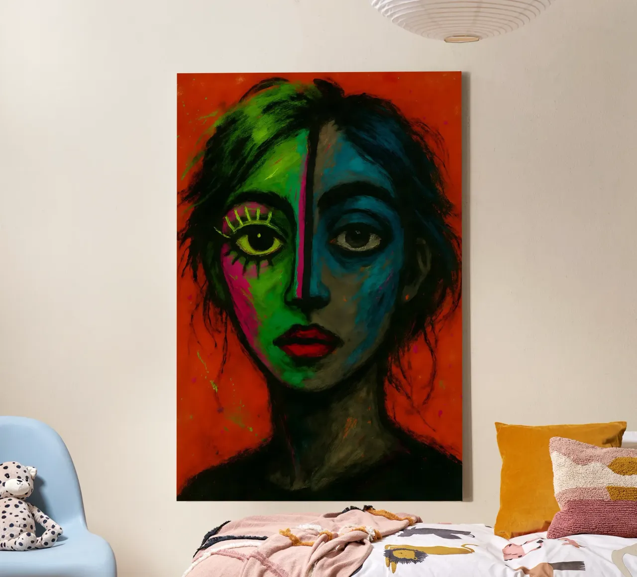 Prismatic Reflection canvas van Art.Piece