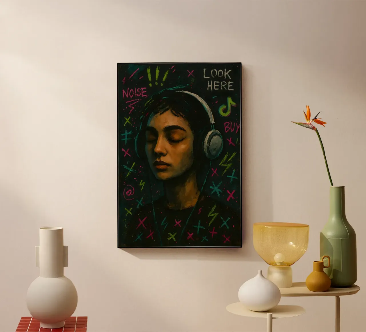 Digital Static plexiglass da Art.Piece