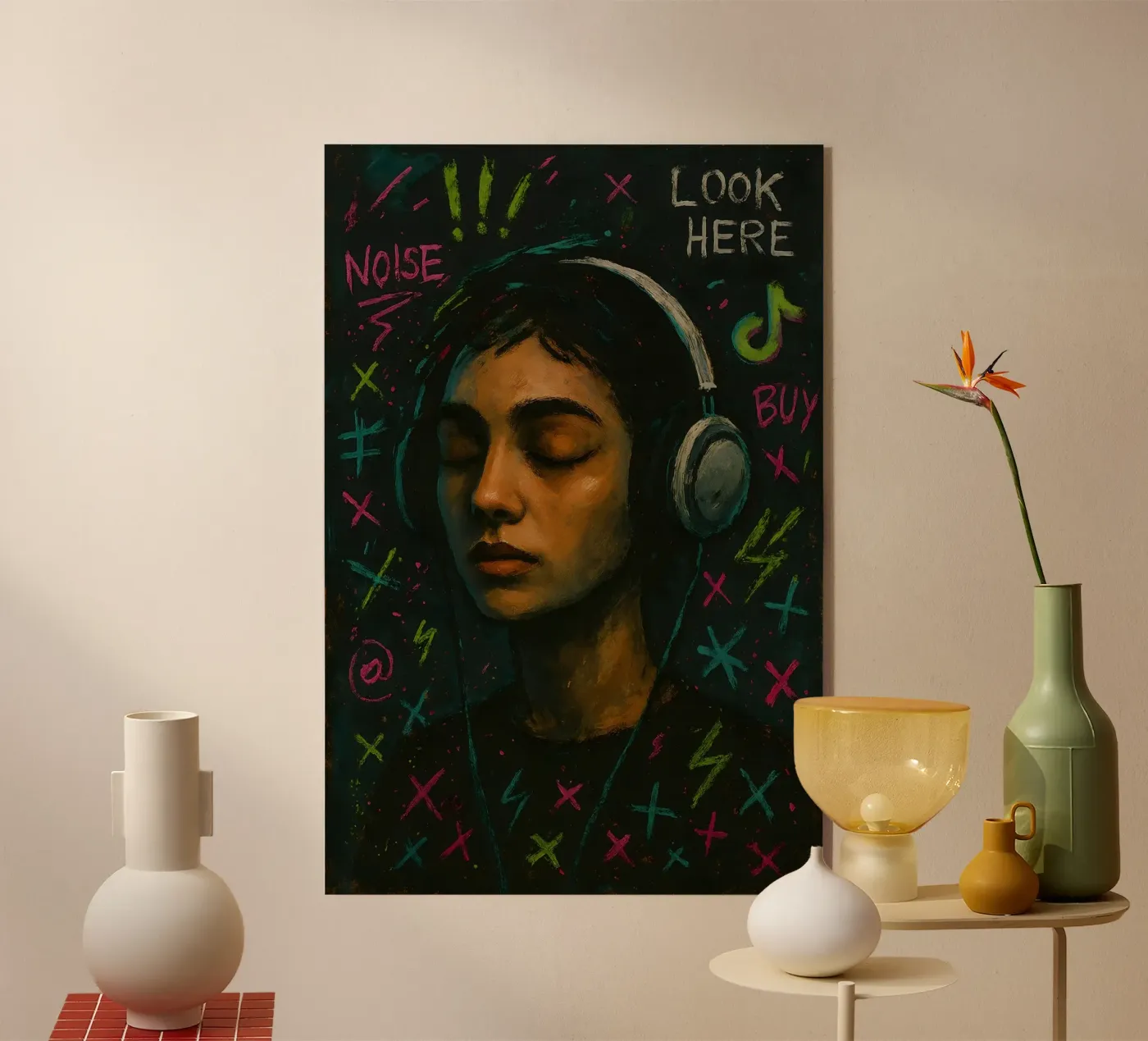 Digital Static acrylic glass by Art.Piece