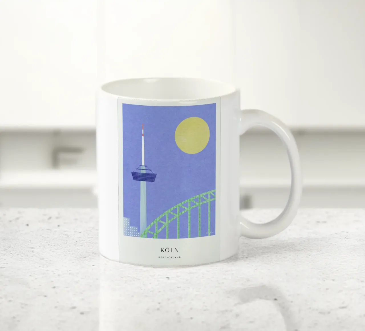 Koln - Series II tazza in ceramica da Henry Rivers