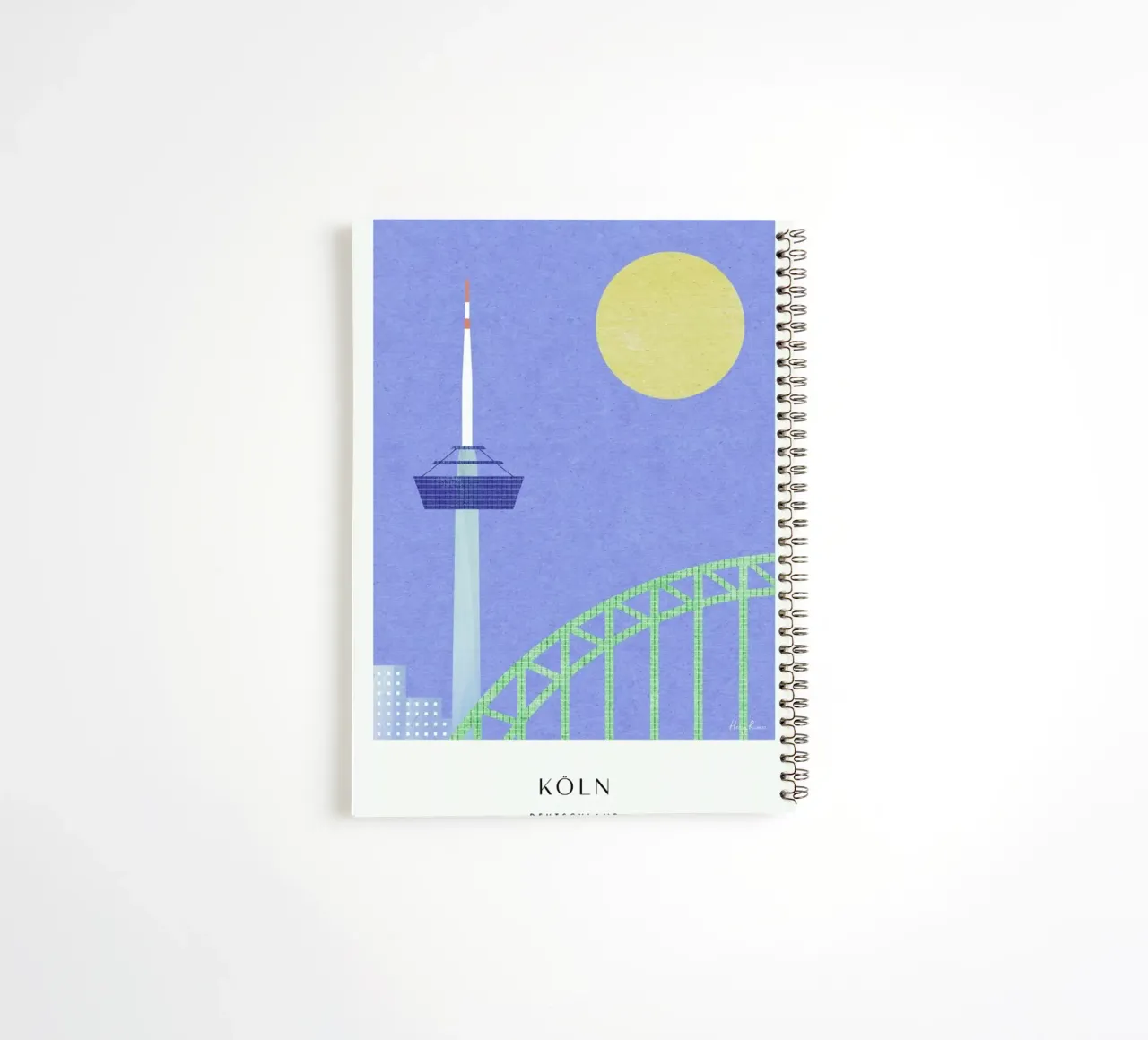 Koln - Series II spiral notebook by Henry Rivers