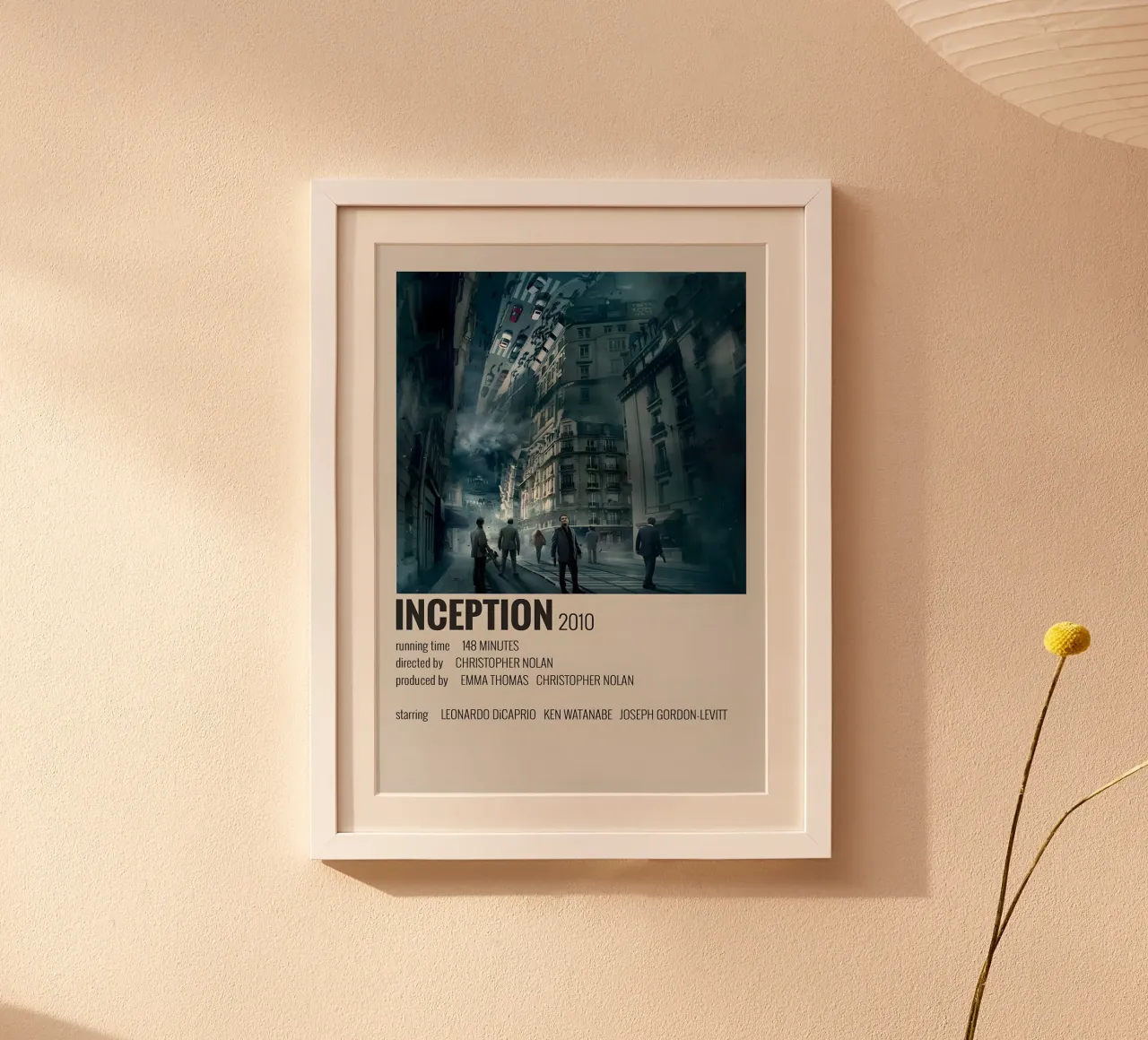 INCEPTION 2010 poster da MVFminimalist