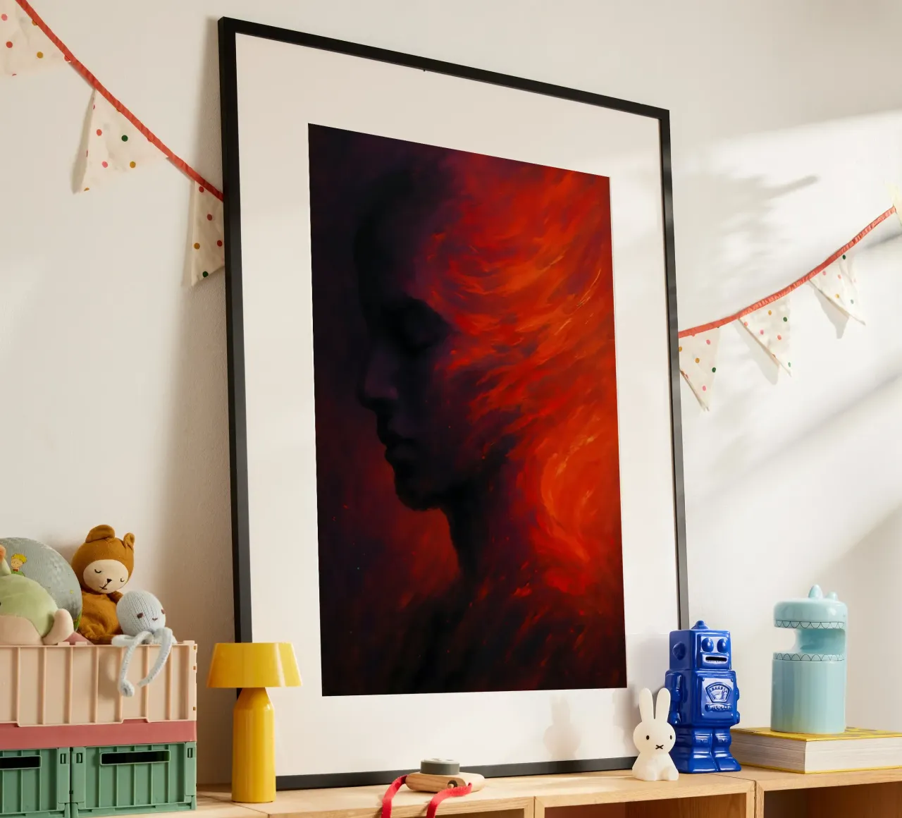 Inferno Silhouette Hahnemühle von Art.Piece