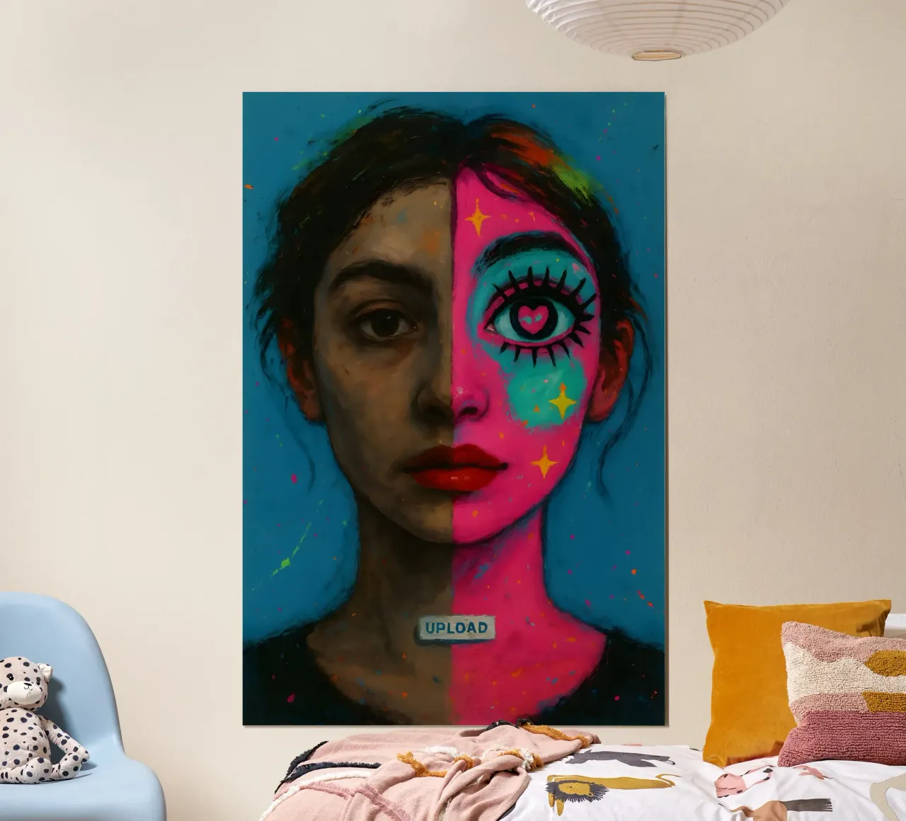 Digital Facade poster con telaio in plastica da Art.Piece