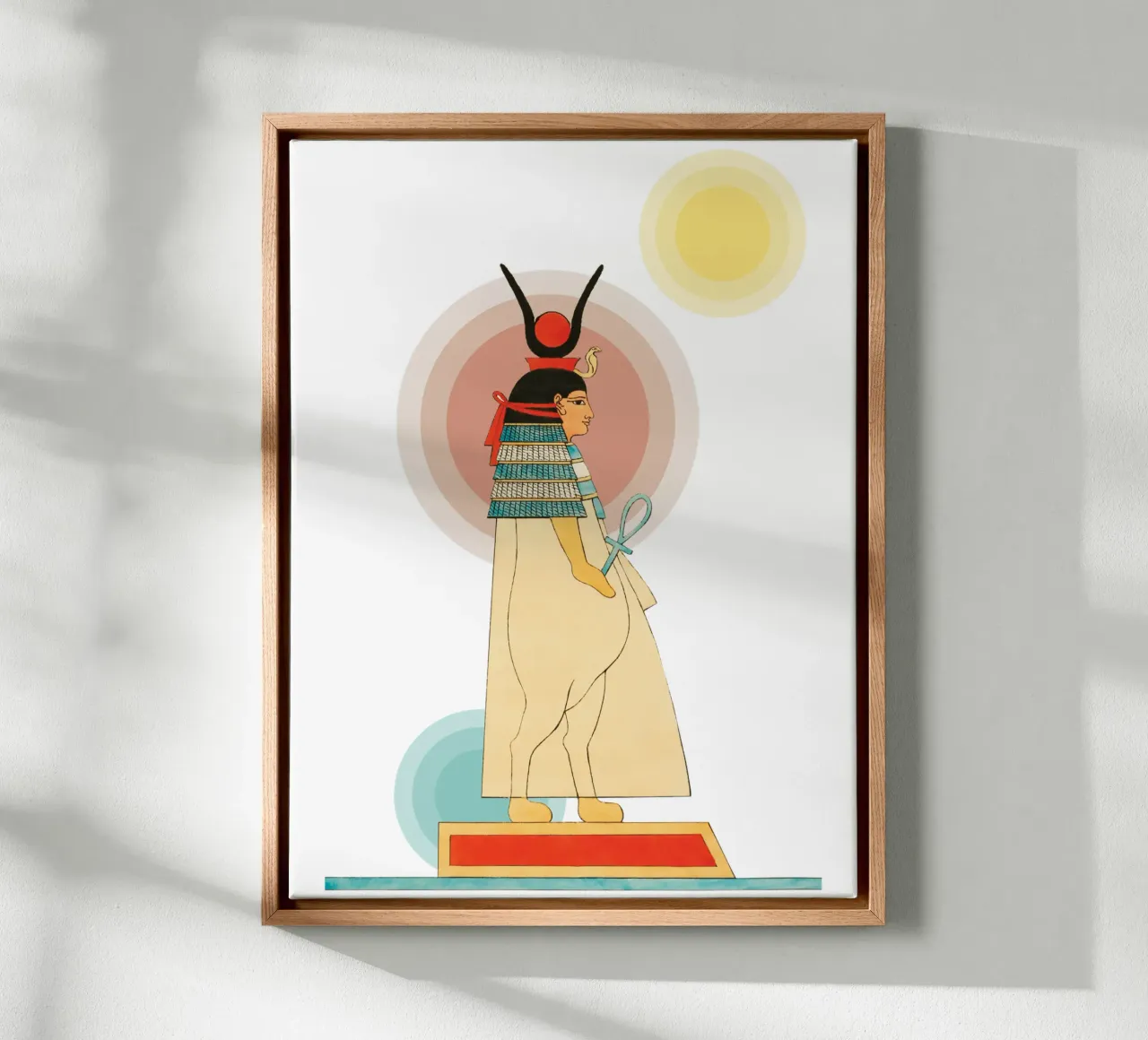 Zij die groot is | Press Play Art Print Collage canvas met Baklijst van Press Play Art Prints