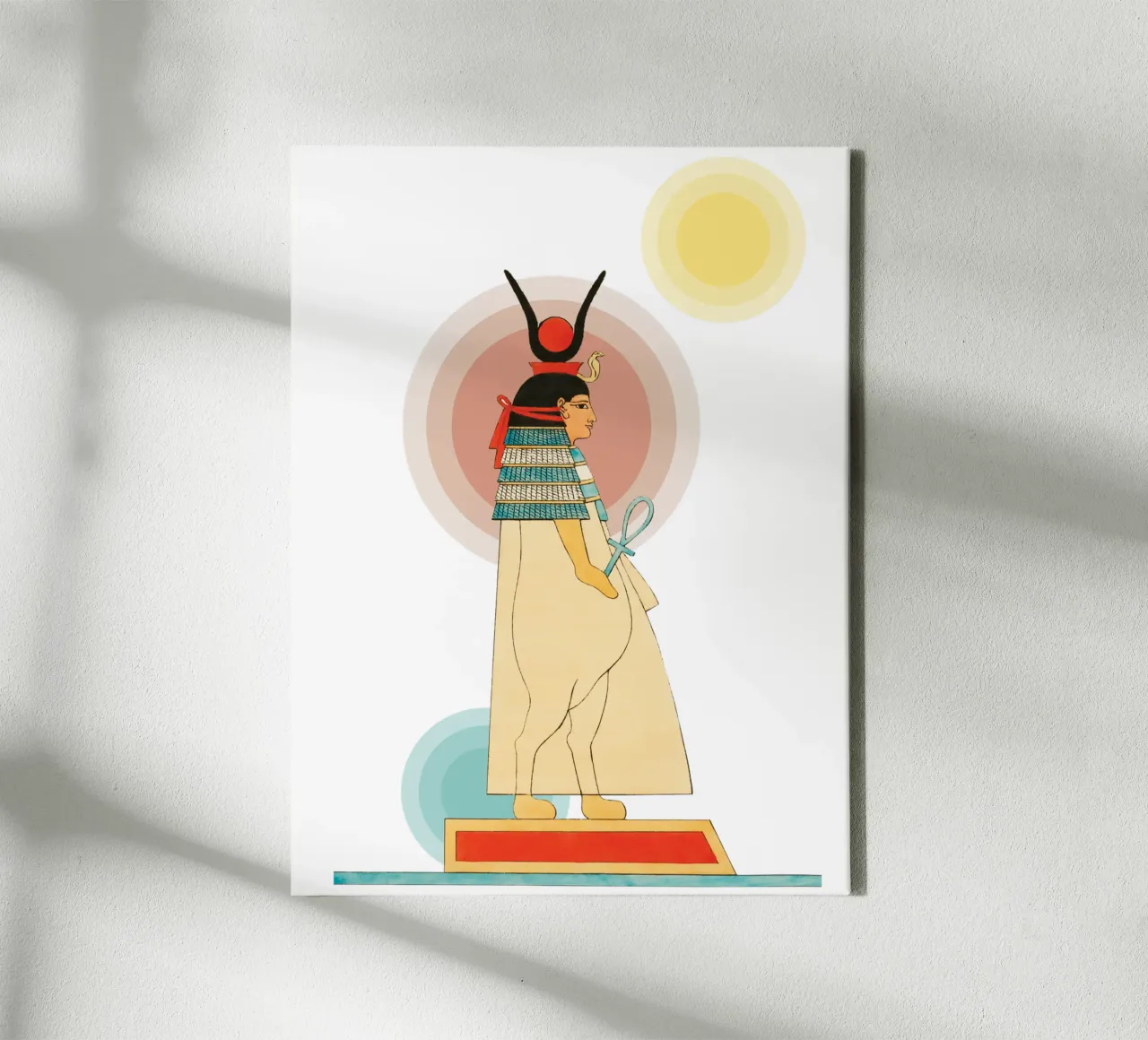 Zij die groot is | Press Play Art Print Collage canvas met Baklijst van Press Play Art Prints