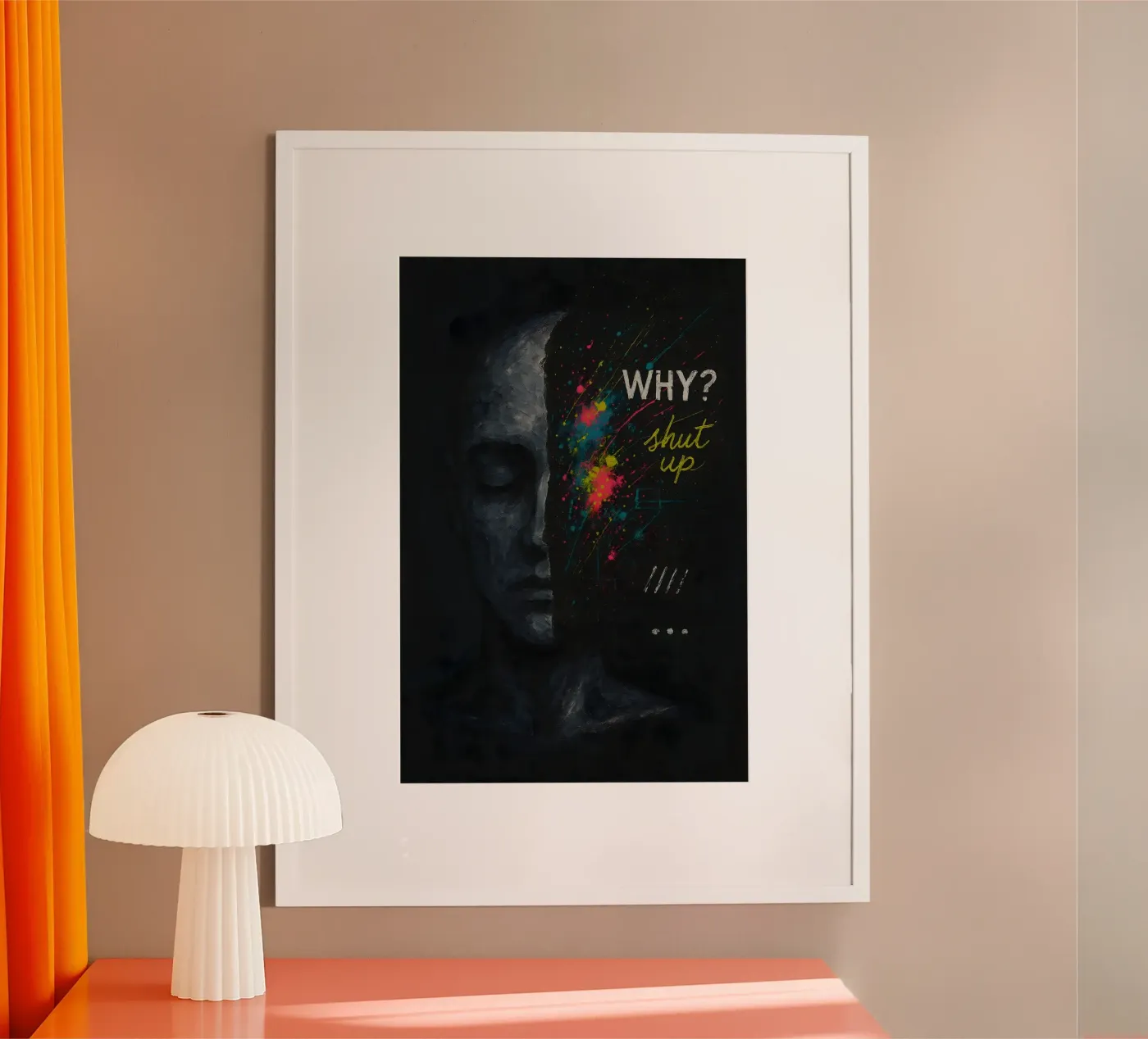 Internal Static Poster von Art.Piece